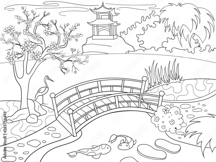 Japanese anime coloring pages