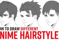 Anime guy coloring pages short hair