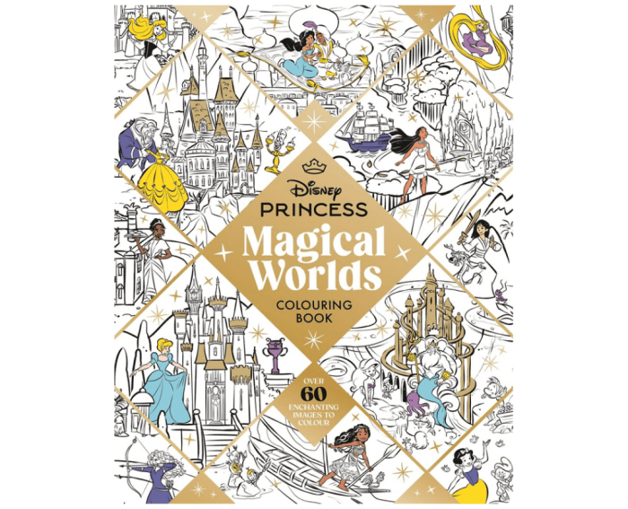 Disney mystery coloring book