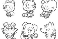 Animal crossing coloring pictures