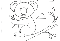 Australian animals coloring pages to print