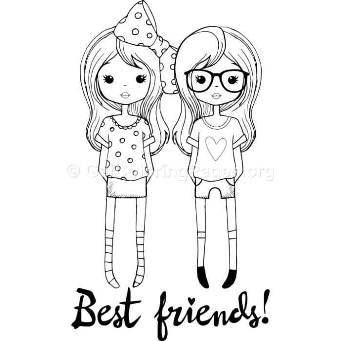 Animation bff coloring pages