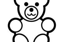 Animated teddy bear holding fish coloring page