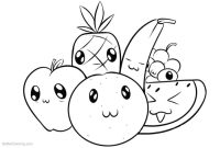 Animated fruit coloring pages