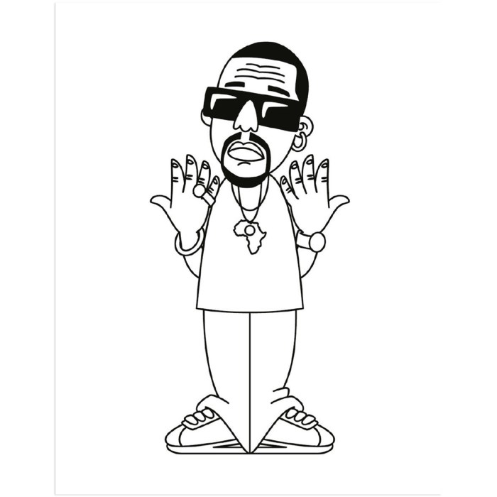 Hip hop coloring book