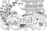 Japanese anime coloring pages