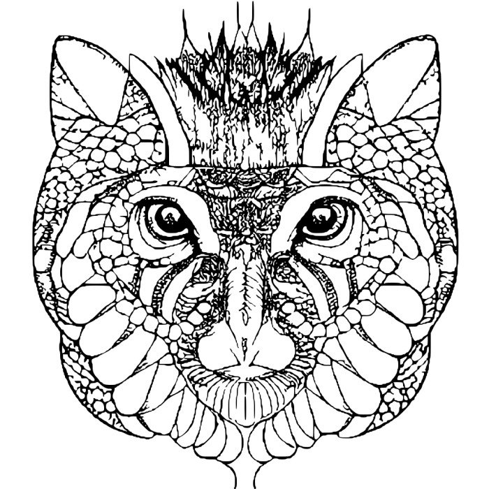 Coloring page magical animal