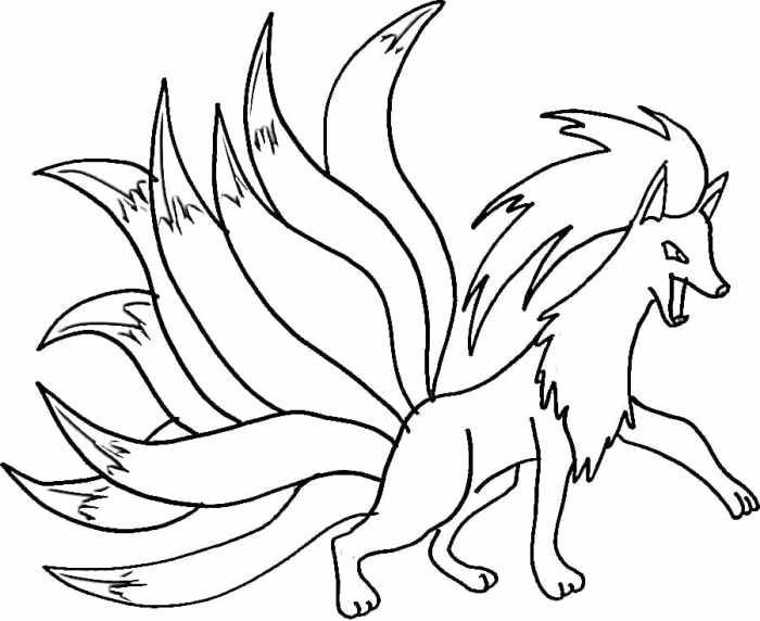 9 animals coloring pages