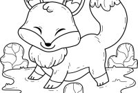 Animated animals coloring page