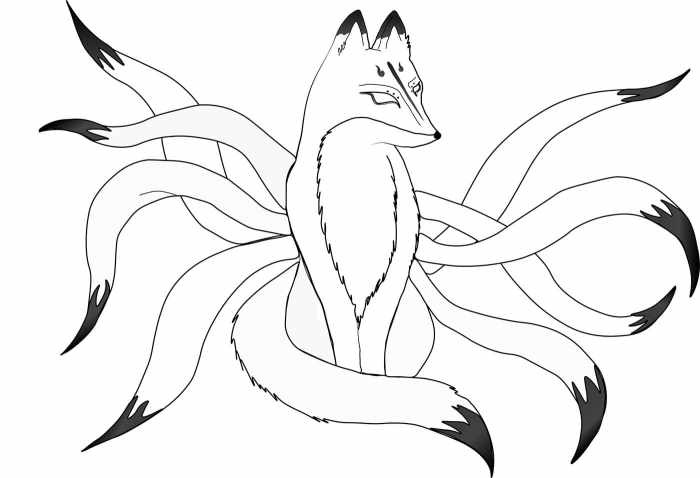 9 animals coloring pages