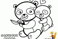 Animated baby pandas coloring pages