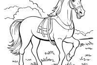 Animated horse coloring pages