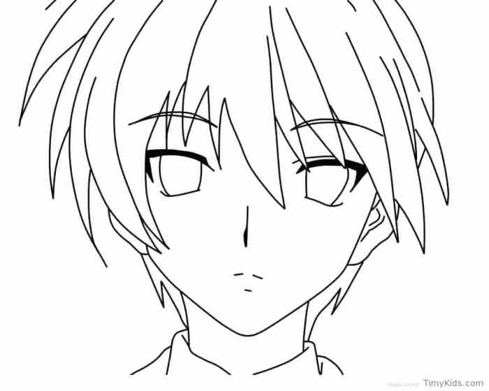 Anime digital coloring sheets