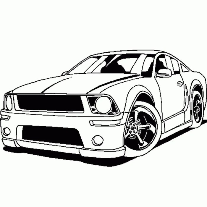 Cars coloring book pages