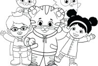 Daniel the tiger coloring book