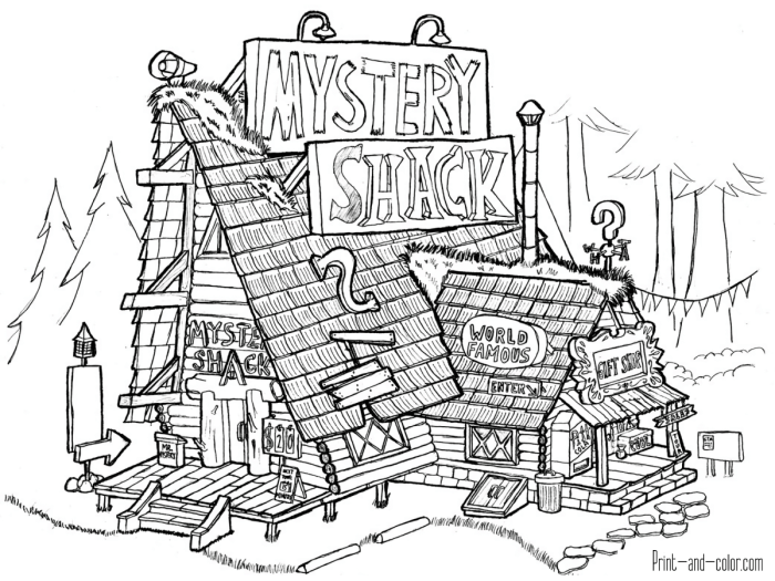 Gravity falls coloring book