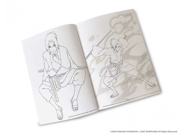 Anime coloring book naruto