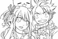 Coloring page fairy tail anime