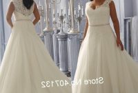 Plus size wedding dress ivory