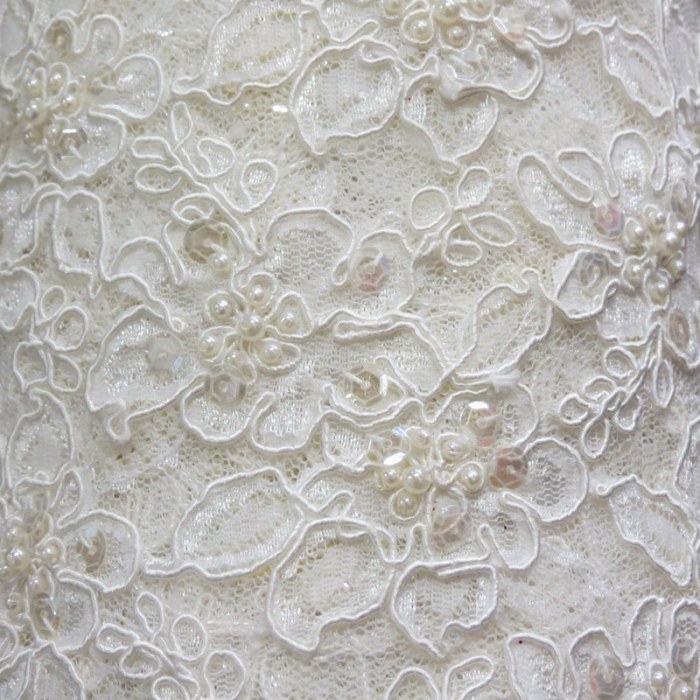 Wedding dress material fabric