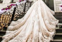 Wedding train long dresses mesmerizing style chiffon motif