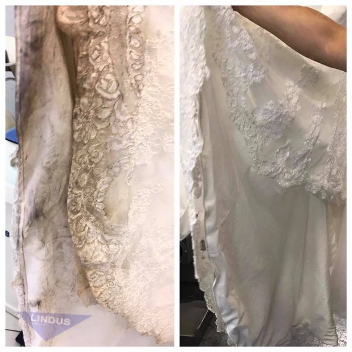 Wedding dress dry cleaning cost