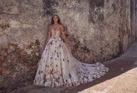 Plus size floral wedding dresses