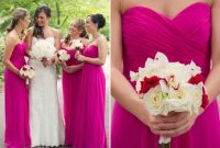 Fuchsia dress for wedding guest