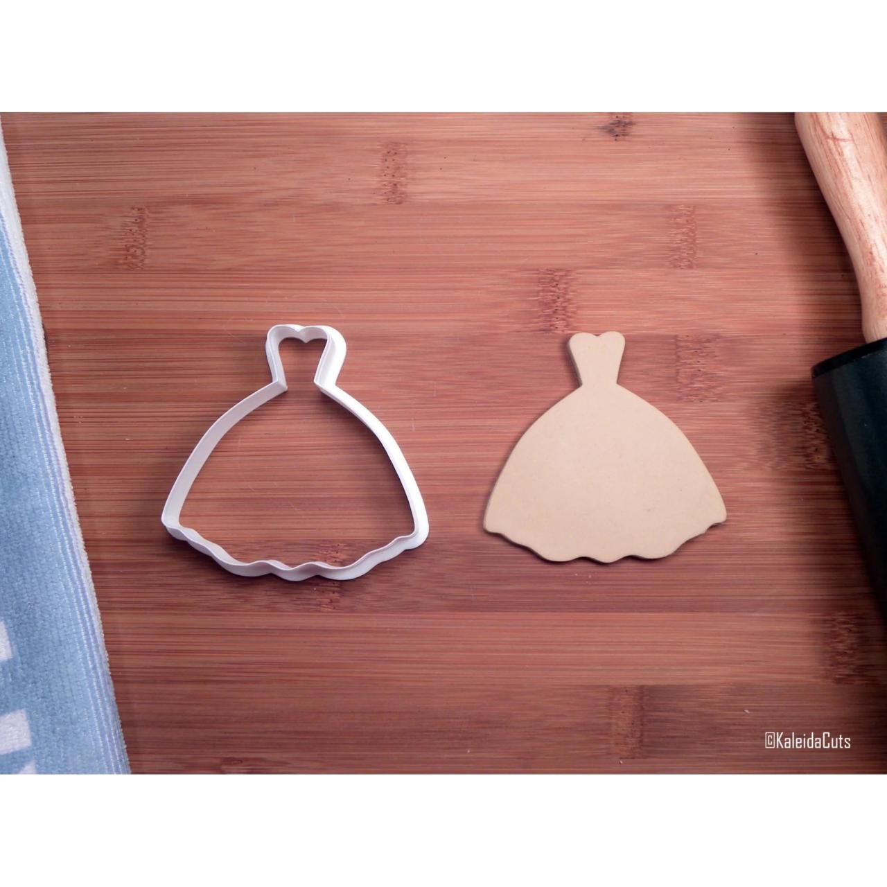 Wedding dress cookie cutter