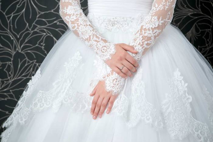 Dry cleaners wedding dress