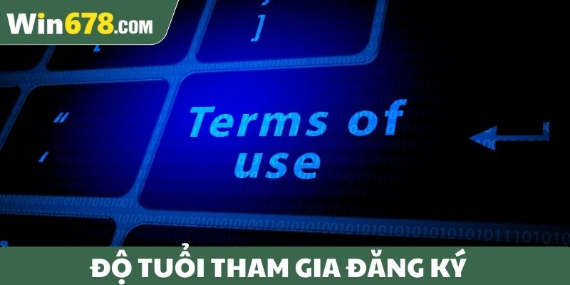 Độ tuổi tham gia đăng ký
